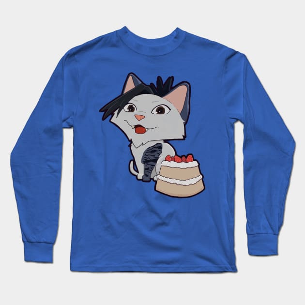 Hanzo Cat Long Sleeve T-Shirt by AthanRoa